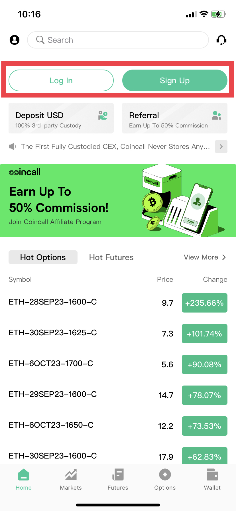 Coincall iOS App LoginSignUp.jpg
