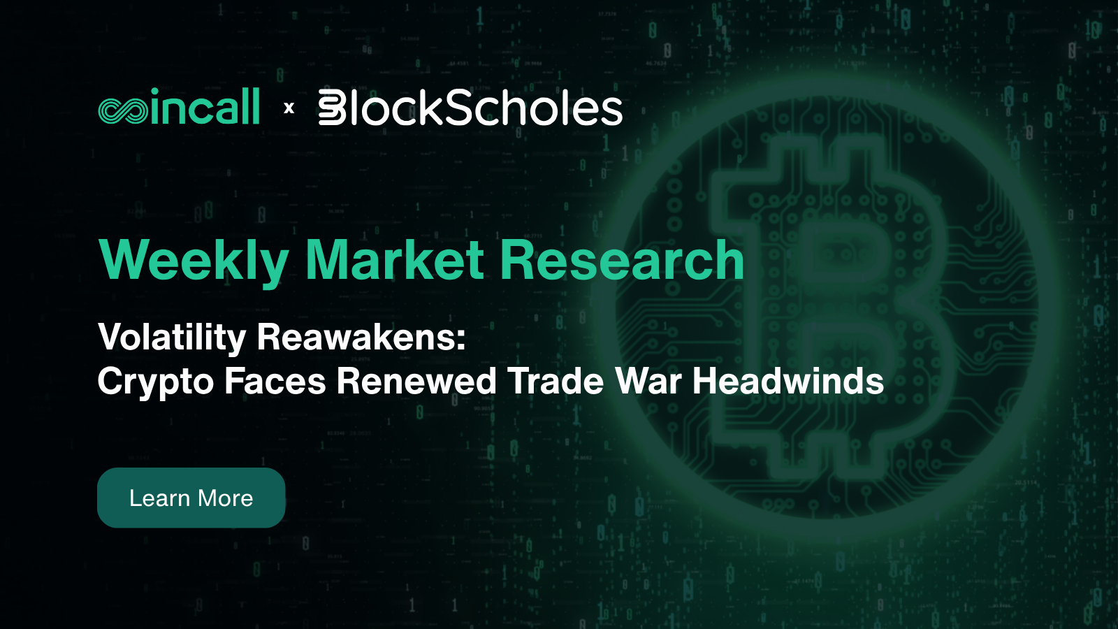 Week 17 October Volatility Reawakens: Crypto Faces Renewed Trade War  Headwinds – Coincall