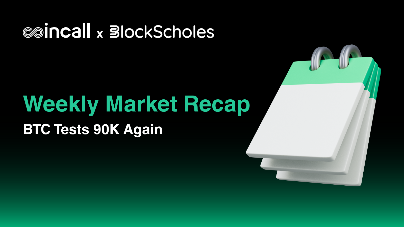 December 31st Weekly Market Recap: “BTC Tests 90K Again” – Coincall